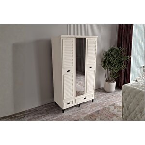 Char Moon 3 Kapılı Aynalı Gardırop