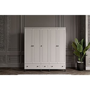 Zare Sand 5 Kapılı Gardırop