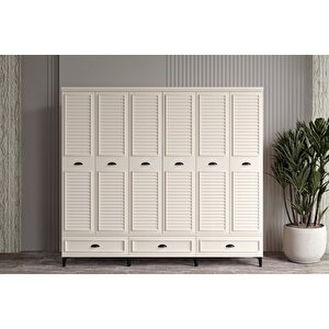 Char Moon 6 Kapılı Gardırop