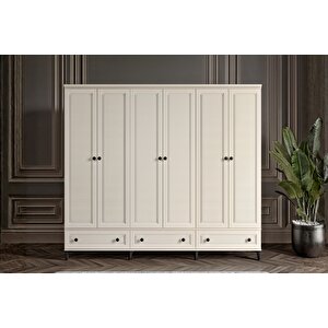 Zare Moon 6 Kapılı Gardırop