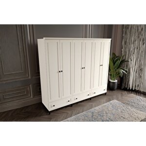 Zare Moon 6 Kapılı Gardırop