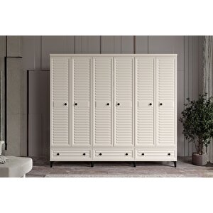 Risk Moon 6 Kapılı Gardırop