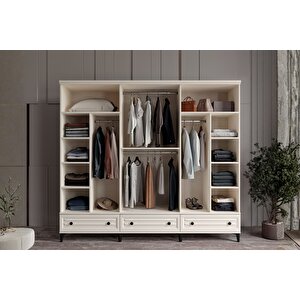 Risk Moon 6 Kapılı Gardırop