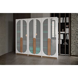 Shila 6 Kapılı 6 Camlı Gardırop