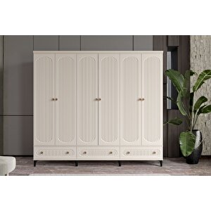 Cast Moon 6 Kapılı Gardırop