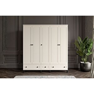 Zare Moon 5 Kapılı Gardırop