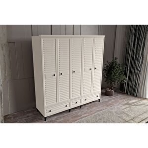 Risk Moon 5 Kapılı Gardırop