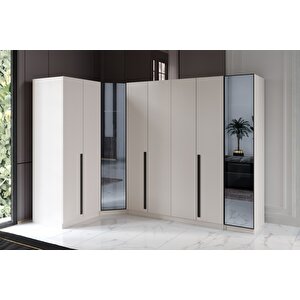 Livs 8 Kapılı Köşe Gardırop