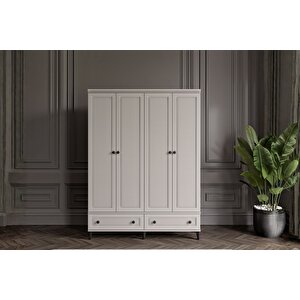 Zare Sand 4 Kapılı Gardırop