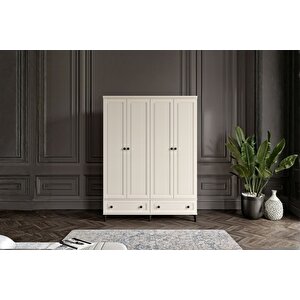 Zare Moon 4 Kapılı Gardırop