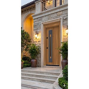 Antrasit Detaylı Modern Villa Kapısı (210x110)