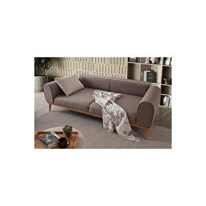 Paris 3+3+1 Koltuk Takımı Kahverengi