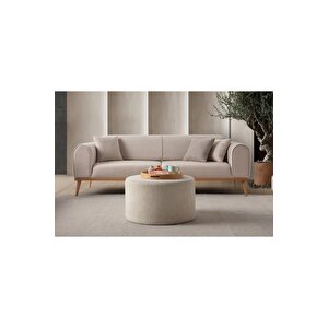 Paris 3+1 Koltuk Takımı Sütlü Kahve