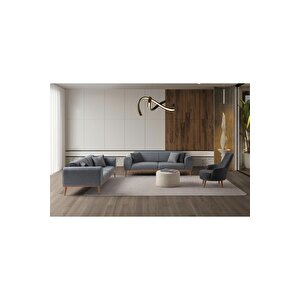 Paris 3+3+1 Koltuk Takımı Gri Gri