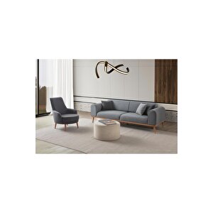 Paris 3+3+1 Koltuk Takımı Gri Gri