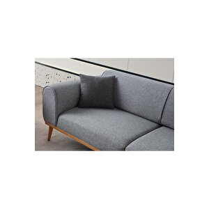 Paris 3+3+1+1 Koltuk Takımı Gri Renk