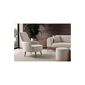 Paris 3+3+1+1 Koltuk Takımı Bej Renk