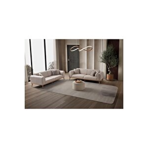 Paris 3+3 Koltuk Takımı Sütlü Kahve Ekru