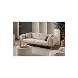 Paris 3+3 Koltuk Takımı Sütlü Kahve Ekru