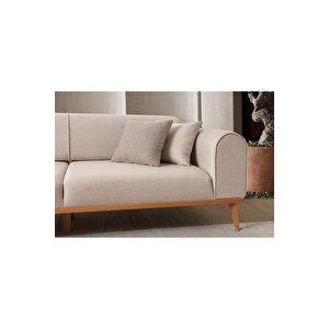 Paris 3+3 Koltuk Takımı Sütlü Kahve