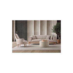 Paris 3+3+1+1  Koltuk Takımı Sütlü Kahve Sütlü Kahve