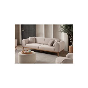 Paris 3+3+1+1  Koltuk Takımı Sütlü Kahve