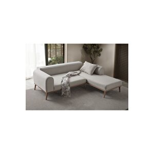 Paris Sol Köşe Koltuk Takımı Krem Sol