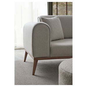 Paris Sol Köşe Koltuk Takımı Krem