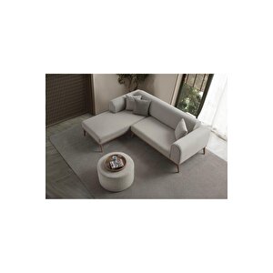 Paris Sağ Köşe Koltuk Takımı Krem