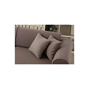 Paris 3'lü Koltuk Kahverengi