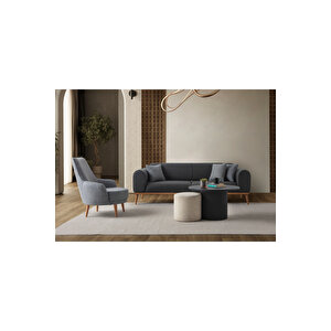 Paris 3+3+1 Koltuk Takımı Antrasit Antrasit