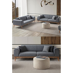 Paris 3+3 Koltuk Takımı Gri Gri