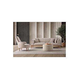 Paris 3+3+1 Koltuk Takımı Sütlü Kahve Sütlü Kahve