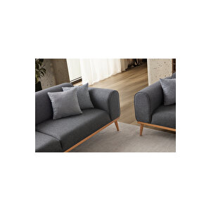 Paris 3+3 Koltuk Takımı Antrasit