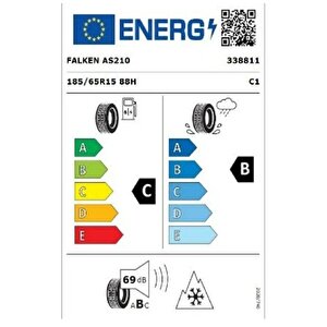 185/65 R15 Tl 88h Euroall Season As210 Oto 4 Mevsim Lastiği (üretim Tarihi:2025)