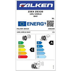 195/45 R16 Tl 84v Xl Ziex Ze320 Oto Yaz Lastiği (üretim Tarihi:2025)
