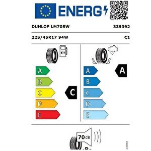 225/45 R17 Tl 94w Xl Sp Sport Lm705 Oto Yaz Lastiği (üretim Tarihi:2025)