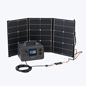 S1000pro Taşınabilir Güç Sistemi 1200w + 100w Taşınabilir Güneş Paneli + Mc4 Xt60 Dönüşüm Kablosu 5m
