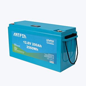 12.8v 200ah Abs Lityum Akü Akıllı Ekran Lifepo4 + Antfea 200w Esnek Güneş Paneli