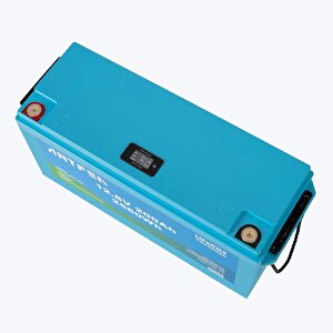 12.8v 200ah Abs Lityum Akü Akıllı Ekran Lifepo4 + Antfea 200w Esnek Güneş Paneli