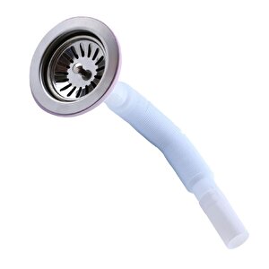 Geniş Ağızlı Tırnaklı Körüklü Lavabo Sifon