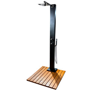 Ahşap Tablalı Yan Elcikli Havuz Duşu