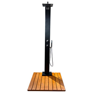 Ahşap Tablalı Yan Elcikli Havuz Duşu