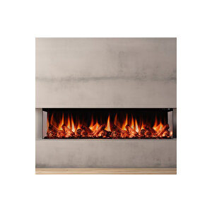 Copart Zaya Laden 180 - Isıtmalı 3 Taraflı Elektrikli Şömine