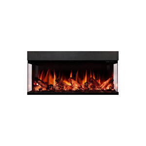 Copart Zaya Laden 120 - Isıtmalı 3 Taraflı Elektrikli Şömine