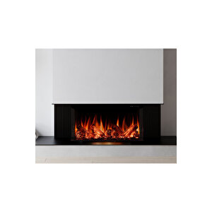 Copart Zaya Laden 90 - Isıtmalı 3 Taraflı Elektrikli Şömine