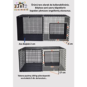 60cm X 120cm  Yükseklik 60 Cm  Sık Aralıklı, Köpek, Kedi, Tavşan, Ginepig, Tavuk, Civciv ,kafes Lgn60_sc120_auk