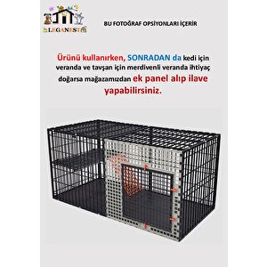 60cm X 120cm  Yükseklik 60 Cm  Sık Aralıklı, Köpek, Kedi, Tavşan, Ginepig, Tavuk, Civciv ,kafes Lgn60_sc120_auk
