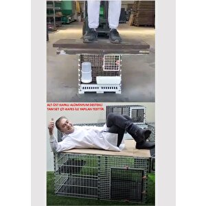 60cm X 120cm  Yükseklik 60 Cm  Sık Aralıklı, Köpek, Kedi, Tavşan, Ginepig, Tavuk, Civciv ,kafes Lgn60_sc120_auk