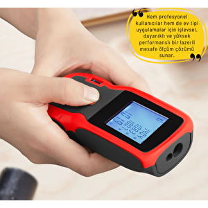 Texta Mtr80 Lazerli Mesafe Ölçer 80 Metre Ölçüm Mesafesi